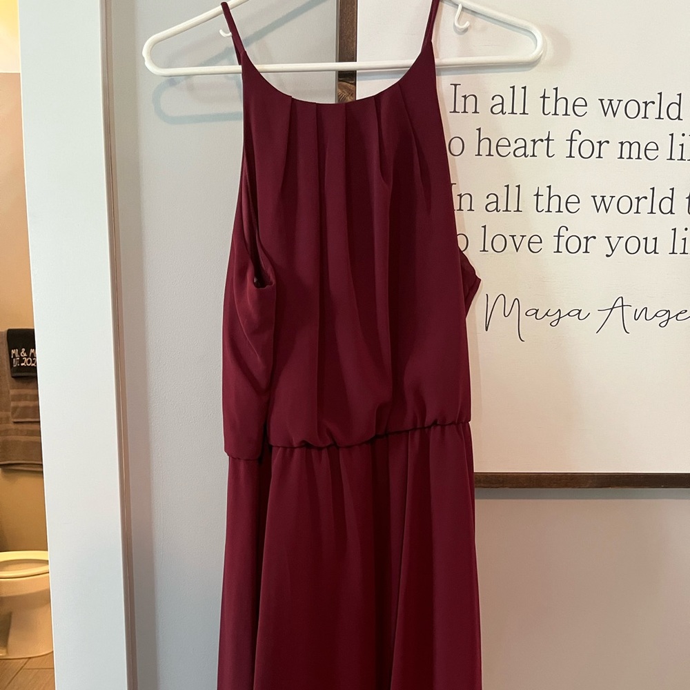 Flowy chiffon dress - Picture 1 of 3